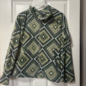 Eddie Bauer Zip fleece hoodie